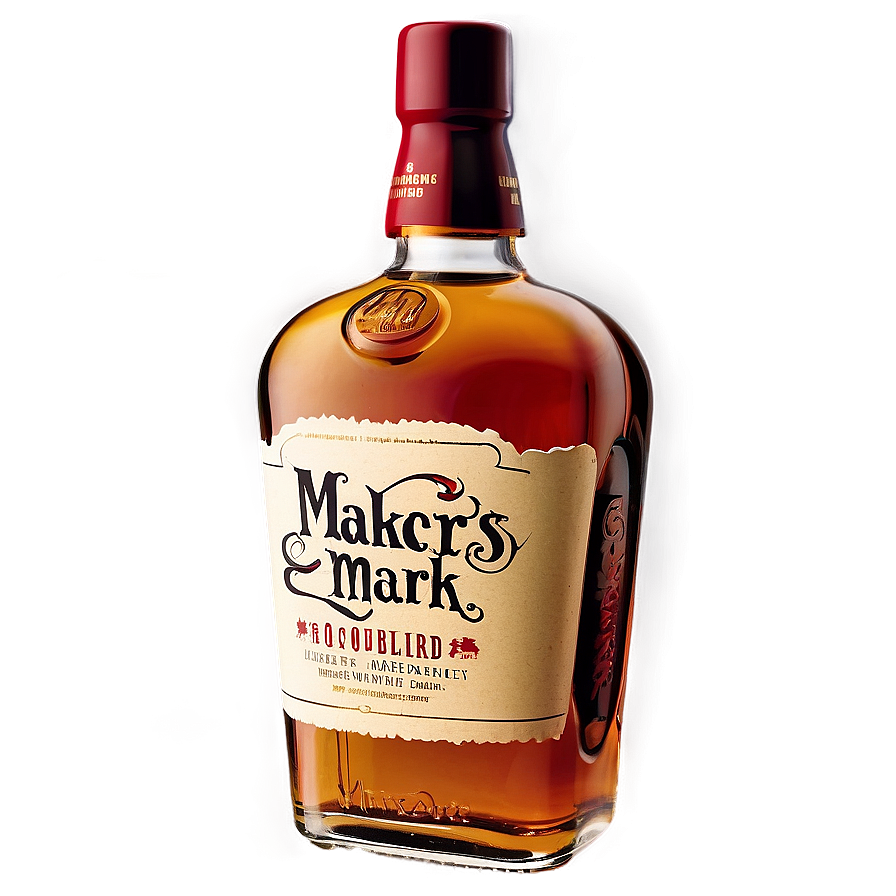 Makers Mark Liqueur Bottle Png Lij64 PNG Image