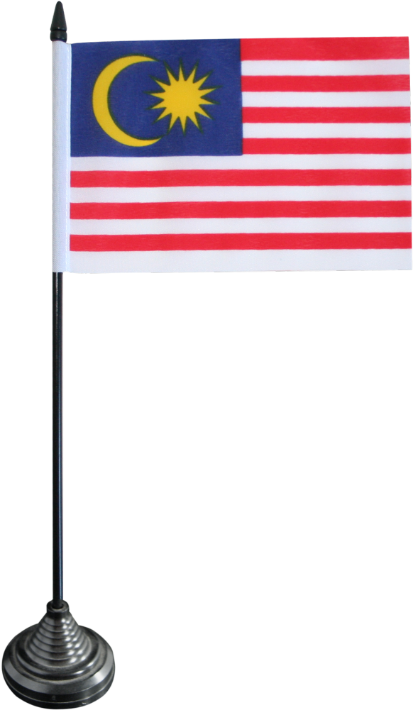 Malaysian Flag Desktop Display PNG Image