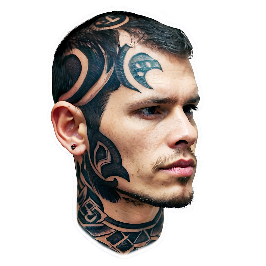 Male Neck Tattoo Gallery Png Veq61 PNG Image