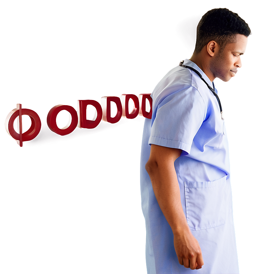 Male Nurse In Action Png Rcf55 PNG Image