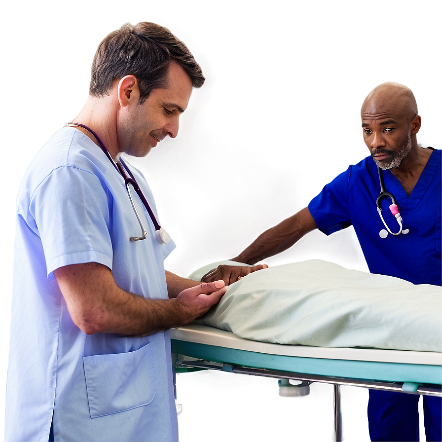 Male Nurse In Emergency Room Png Ntv21 PNG Image