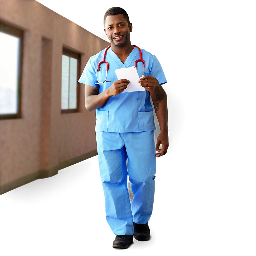 Male Nurse In Medical Team Png 74 PNG Image