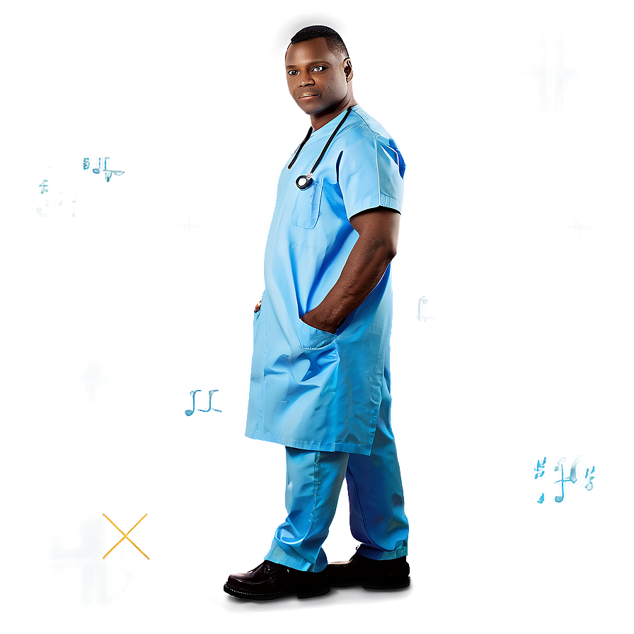 Male Nurse Working Hard Png 22 PNG Image