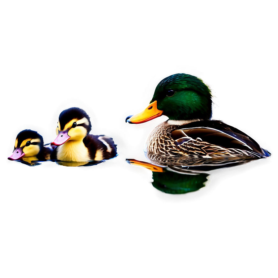 Mallard Duck Family Png 06262024 PNG Image