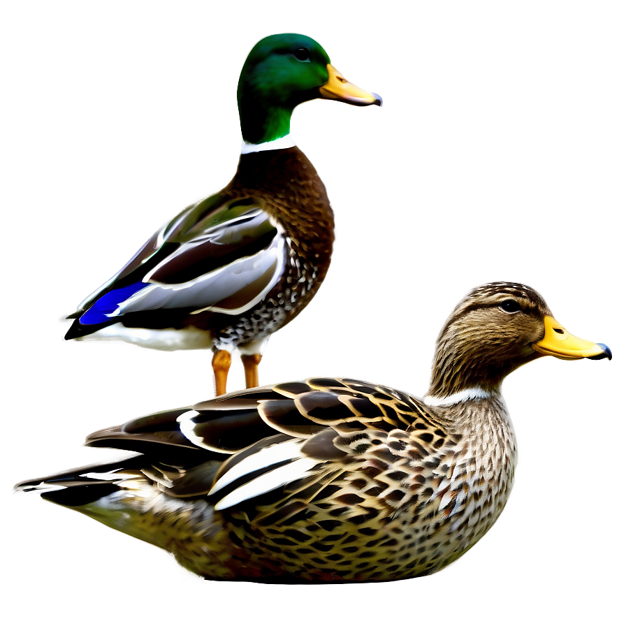 Mallard Duck Flock Png Ack PNG Image