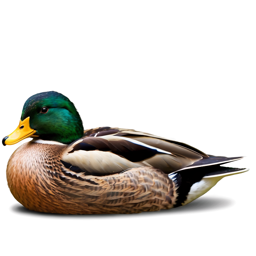 Mallard Duck Resting Png Hnb62 PNG Image