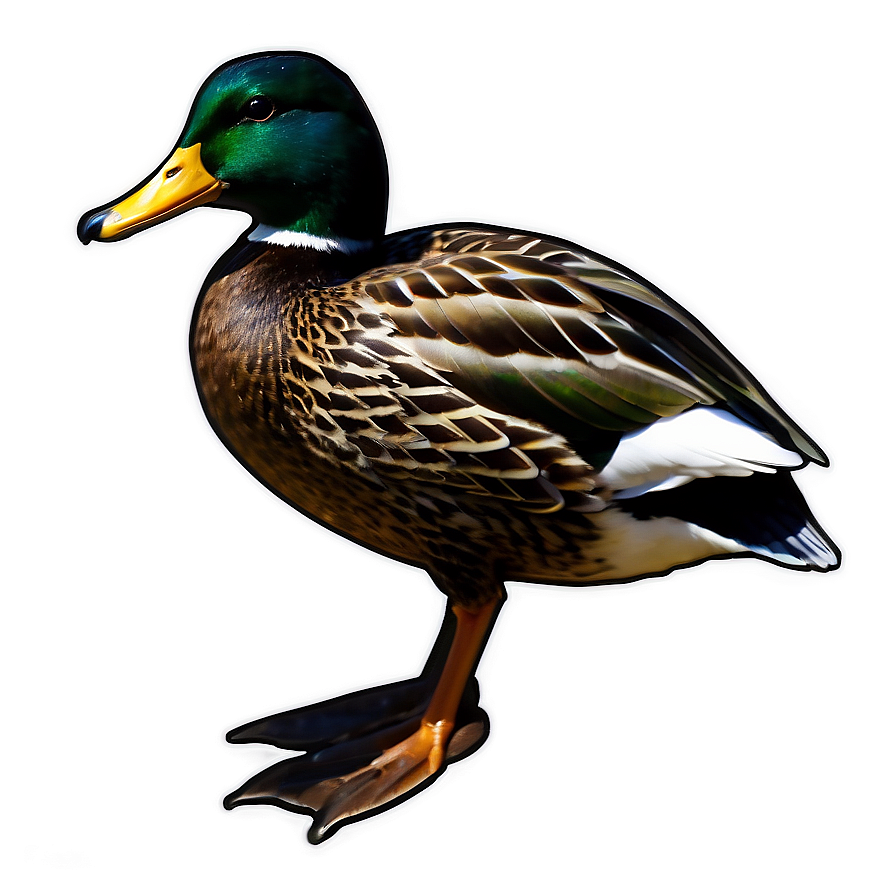 Mallard Duck Silhouette Png Kmd PNG Image