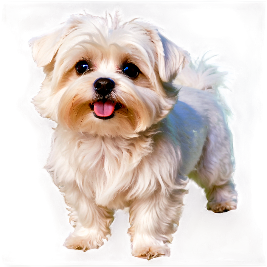 Maltese With Sparkling Eyes Png Shj30 PNG Image