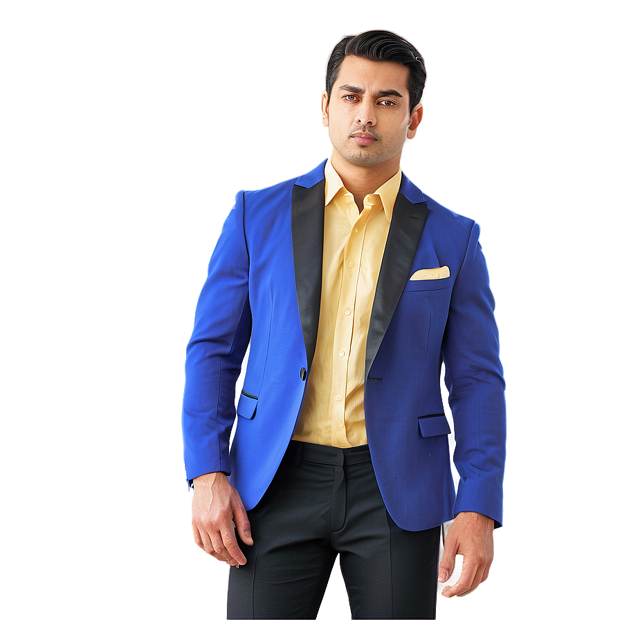 Man In Blue Suit Png Ray PNG Image