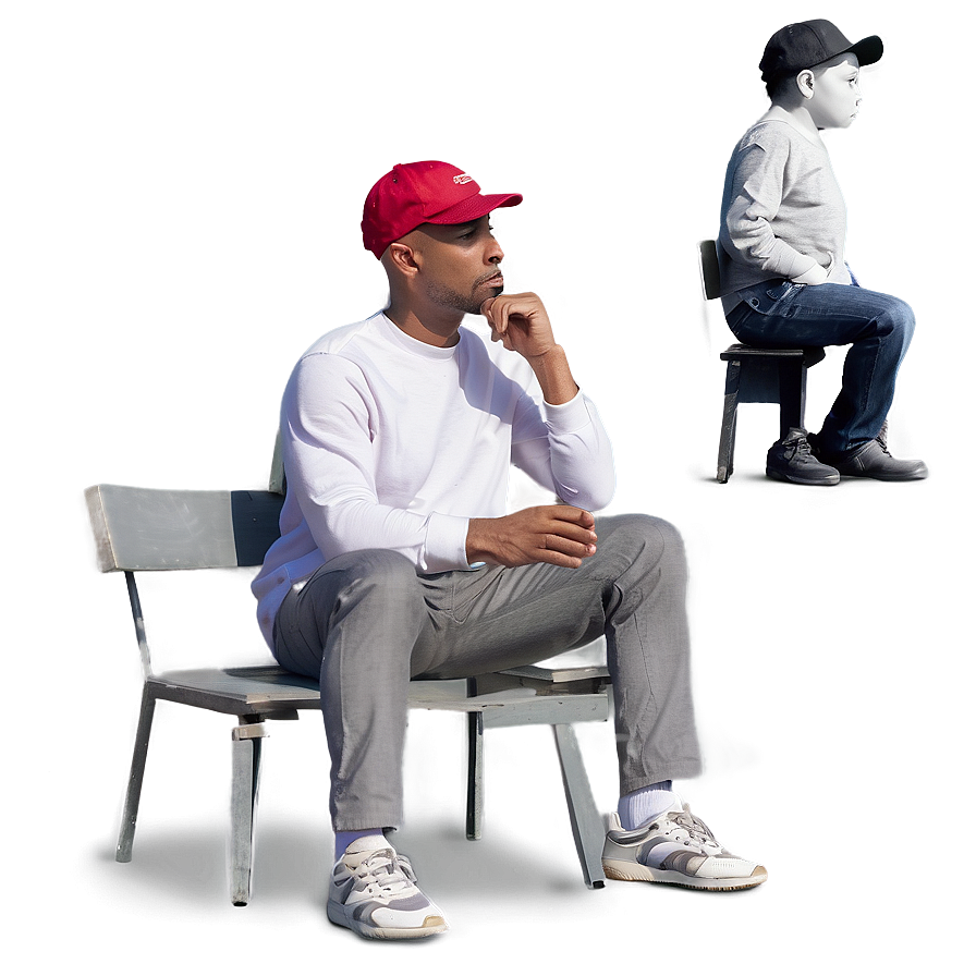 Man In Contemplation Png Qwv PNG Image