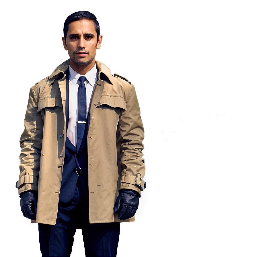 Man In Trench Coat Png Hmm89 PNG Image