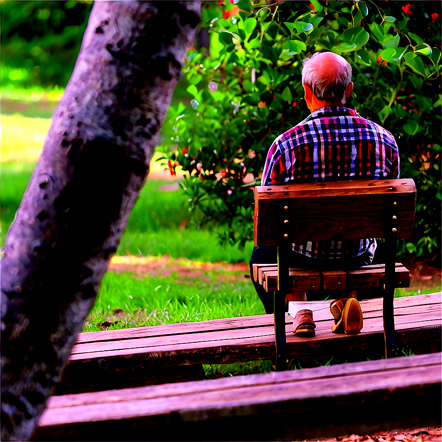 Man Sitting On Bench Png 58 PNG Image