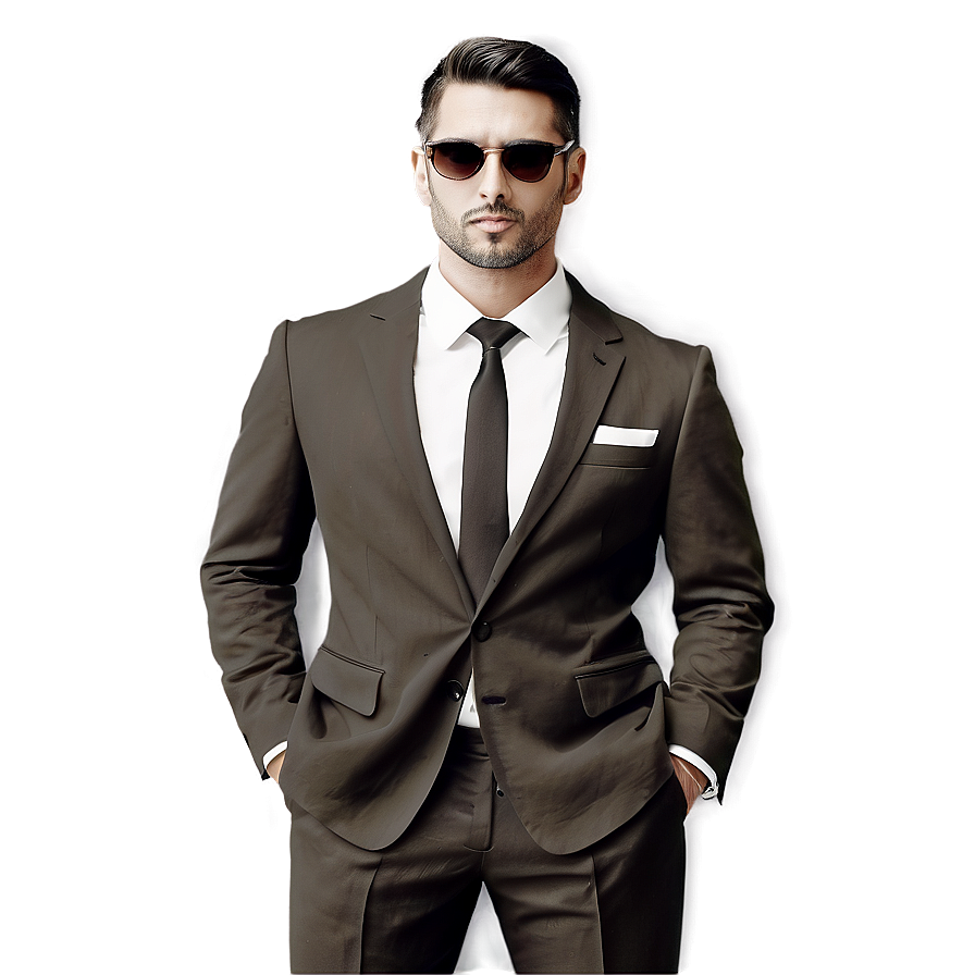 Man Suit And Sunglasses Png Rah83 PNG Image