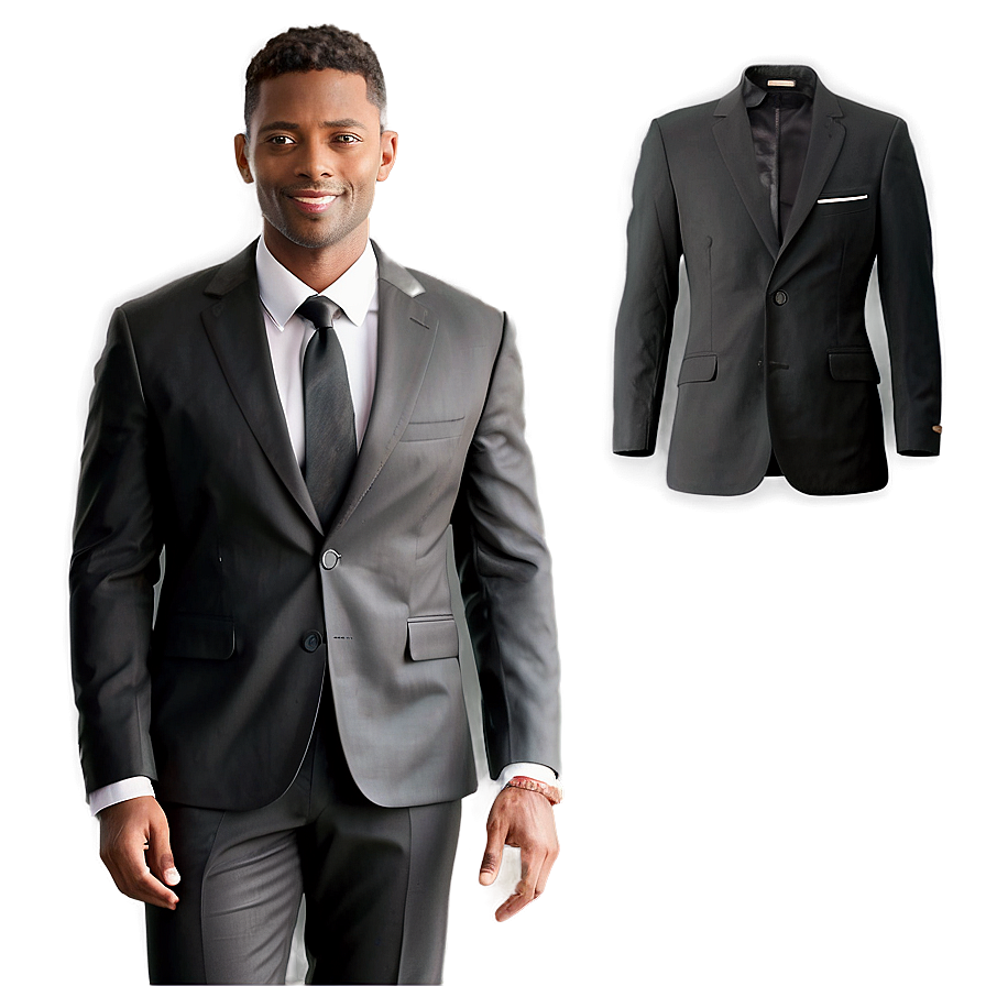 Man Suit Confidence Png Ewq PNG Image