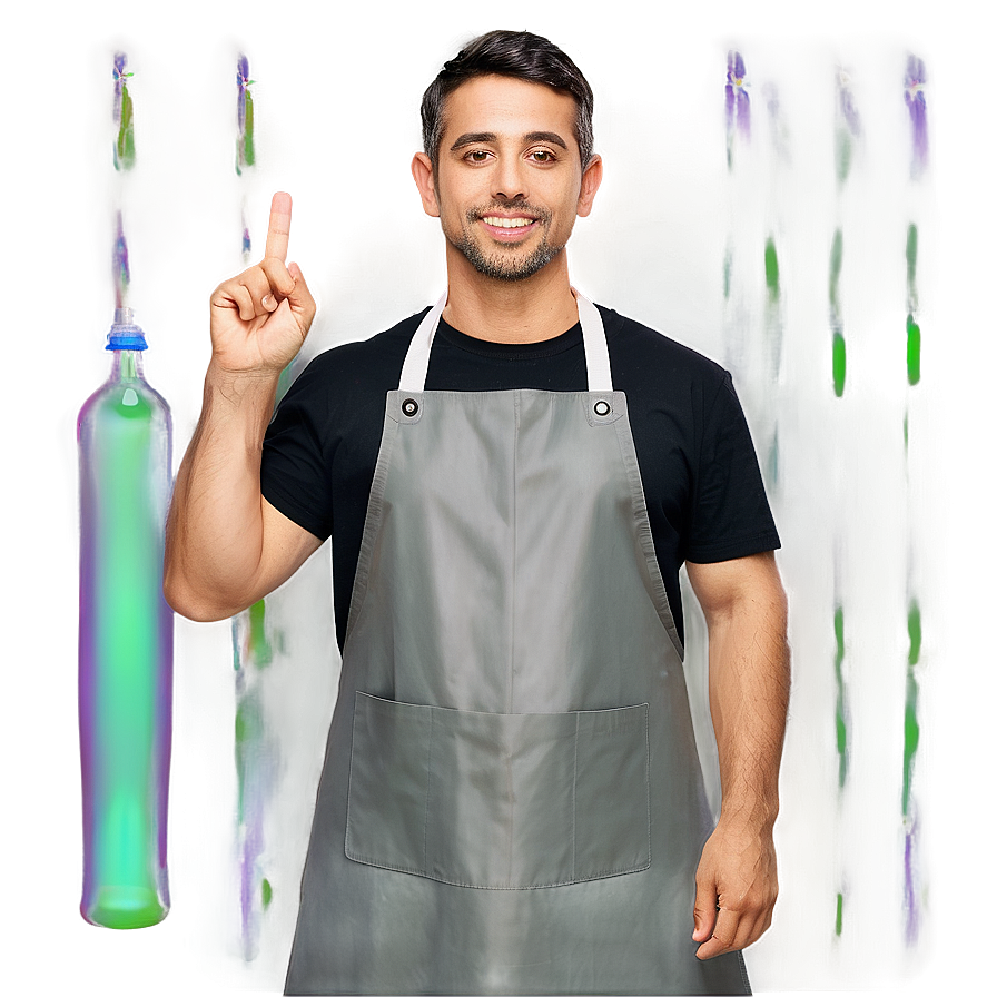 Man Wearing Apron Png Rah PNG Image