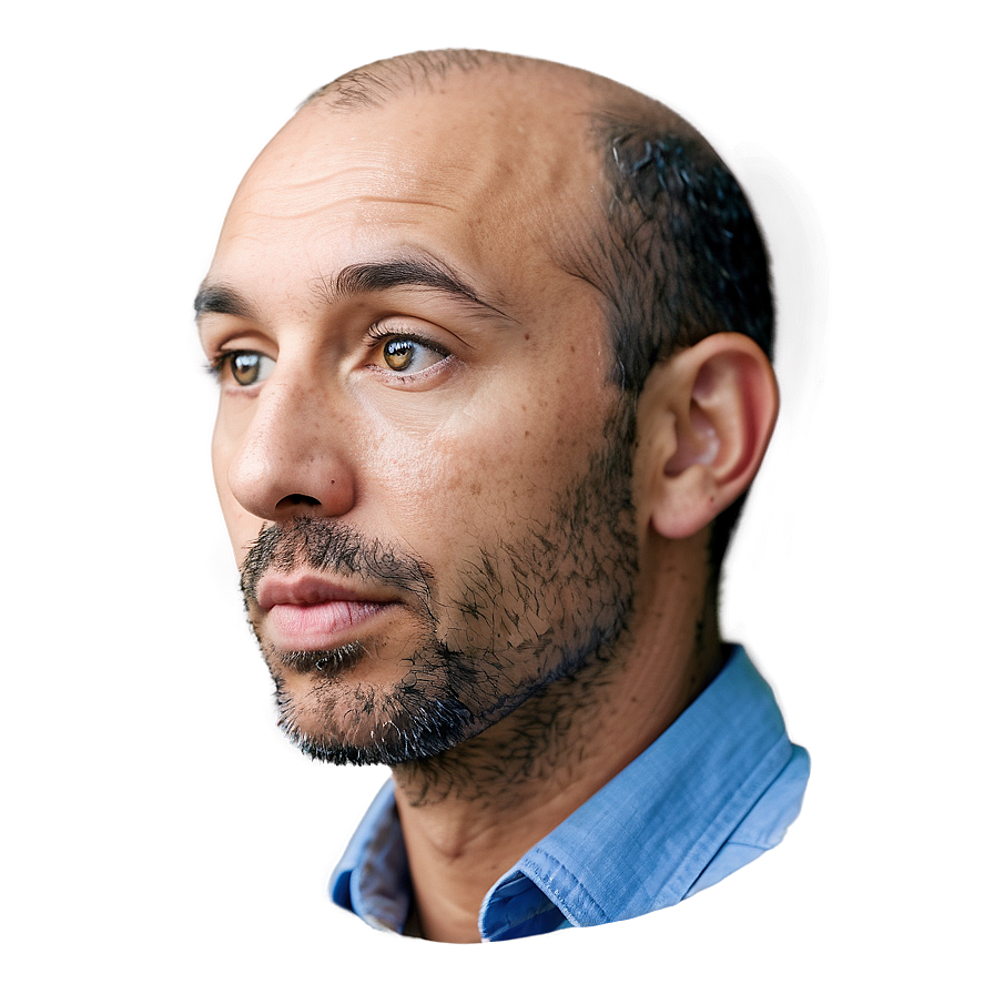 Man With Thoughtful Expression Png Lho PNG Image