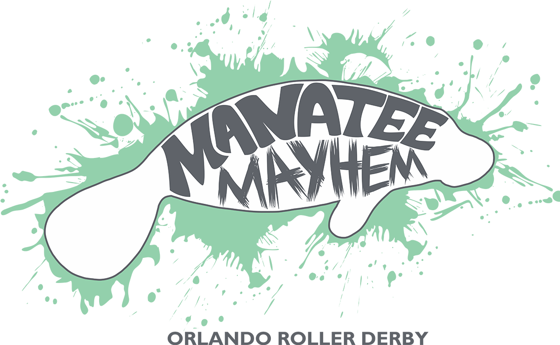 Manatee Mayhem Orlando Roller Derby PNG Image