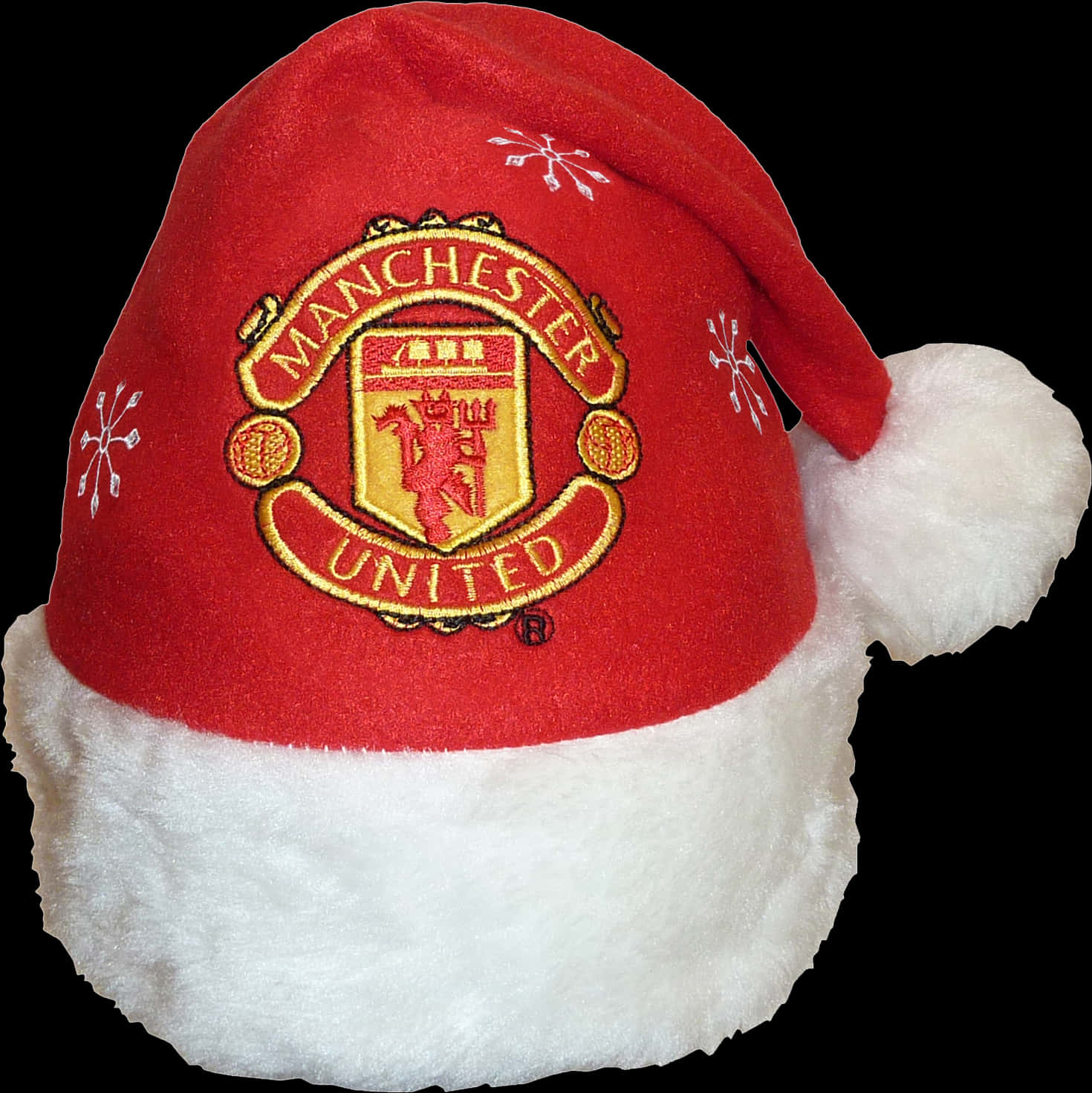 Manchester United Christmas Hat PNG Image