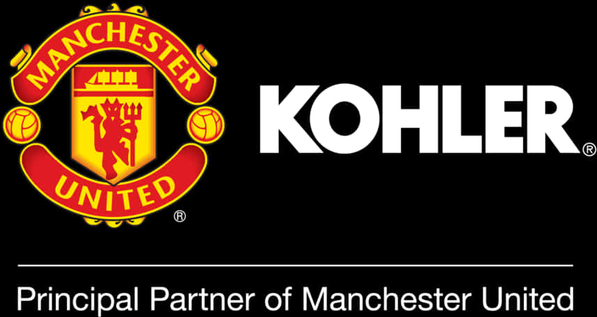 Manchester United Kohler Partnership Logo PNG Image