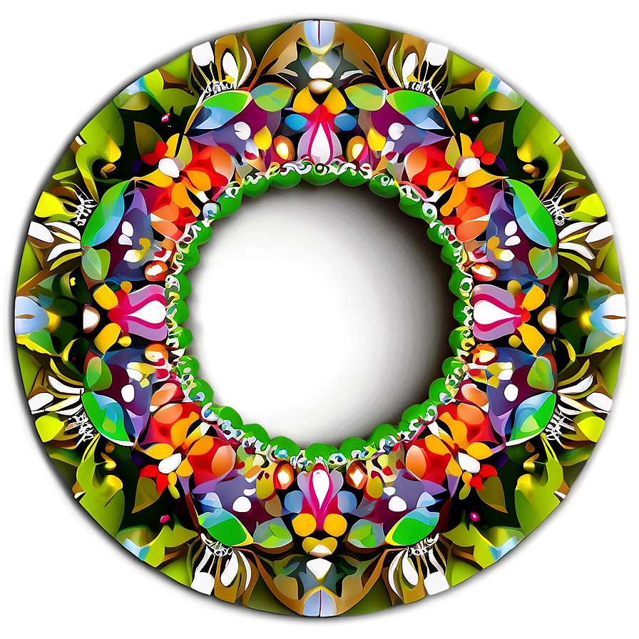 Mandala Circle Frame Png 9 PNG Image