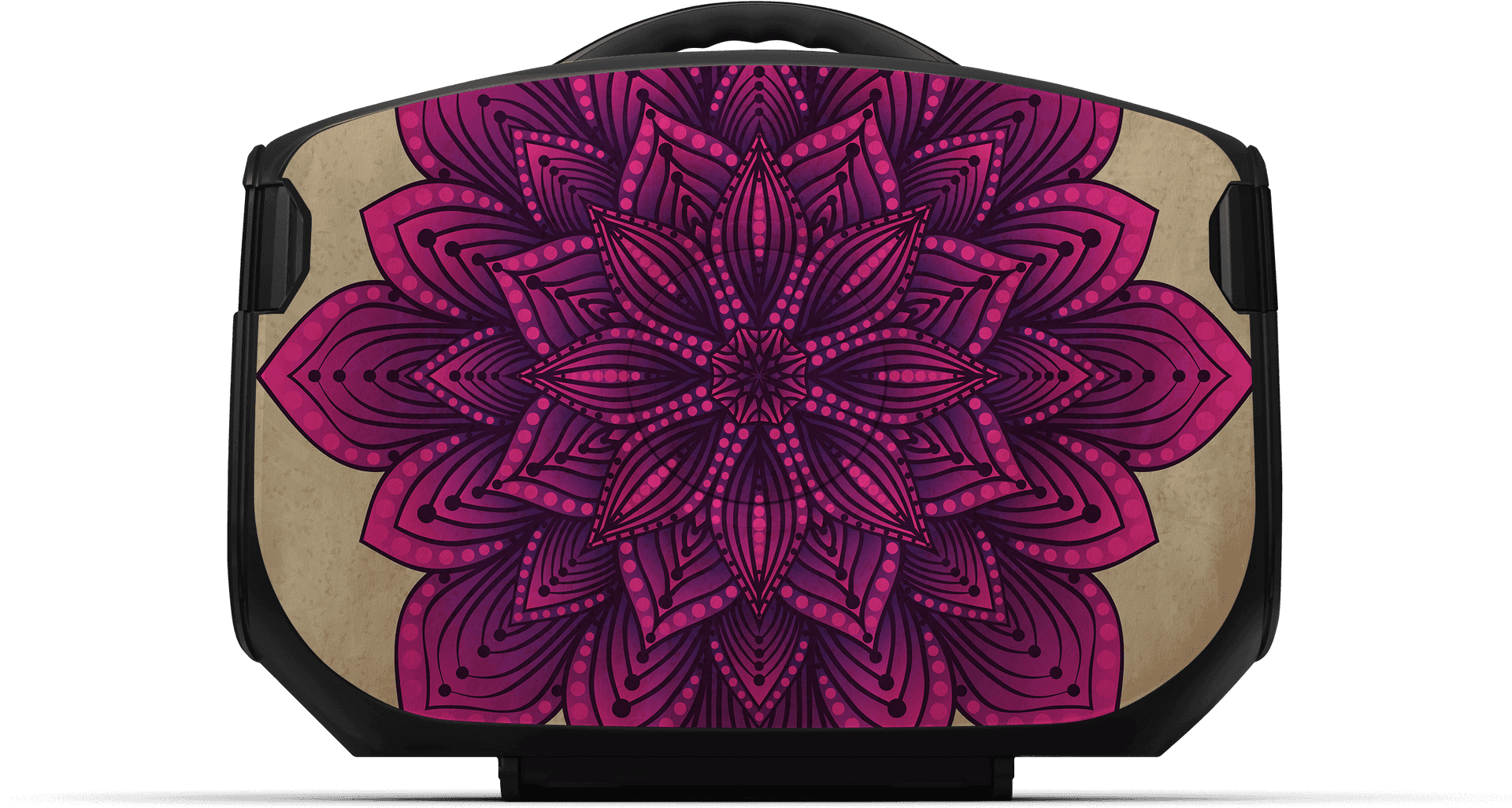 Mandala Design Luggage PNG Image