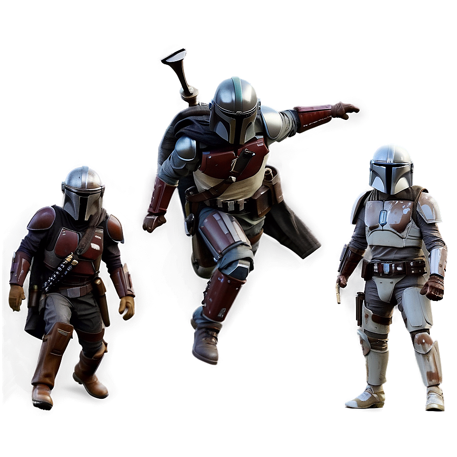 Mandalorian Action Scene Png Yya4 PNG Image