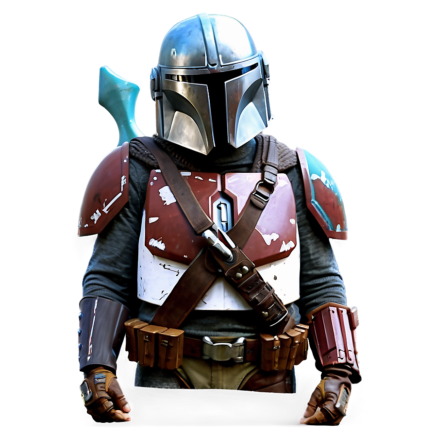 Mandalorian Fighting Pose Png Btj PNG Image