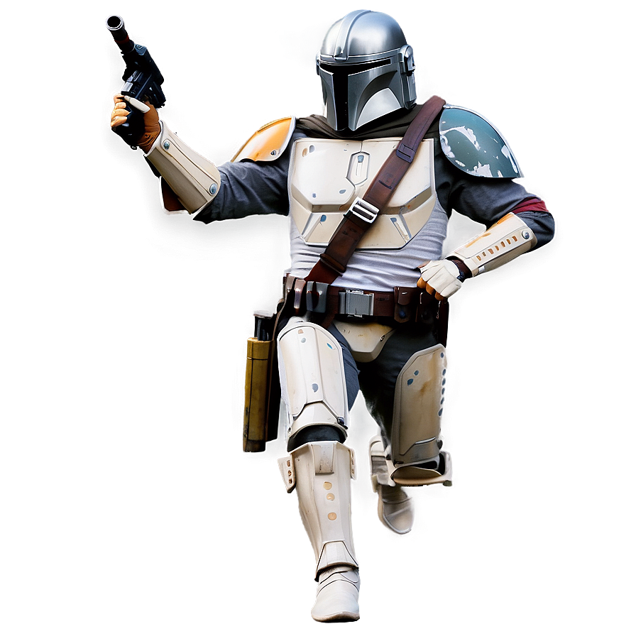 Mandalorian Fighting Pose Png Wtm18 PNG Image