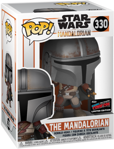 Mandalorian Funko Pop330 Limited Edition PNG Image