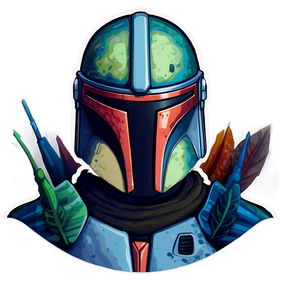 Mandalorian Landscape Art Png Jrw65 PNG Image