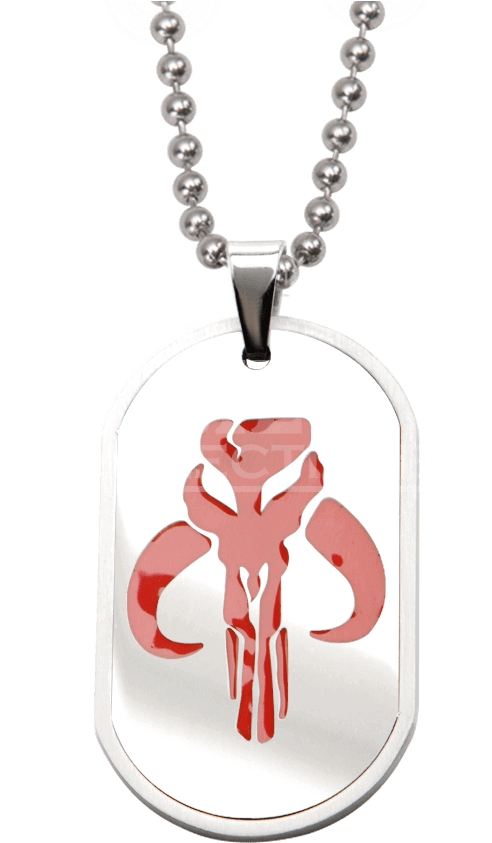 Mandalorian Mythosaur Necklace PNG Image