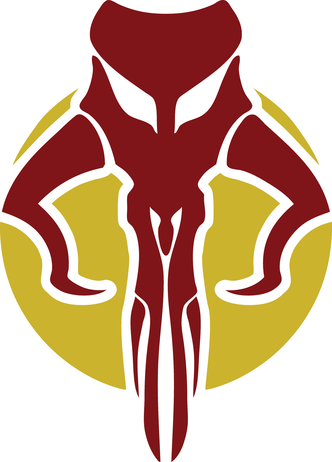 Mandalorian Mythosaur Skull Symbol PNG Image