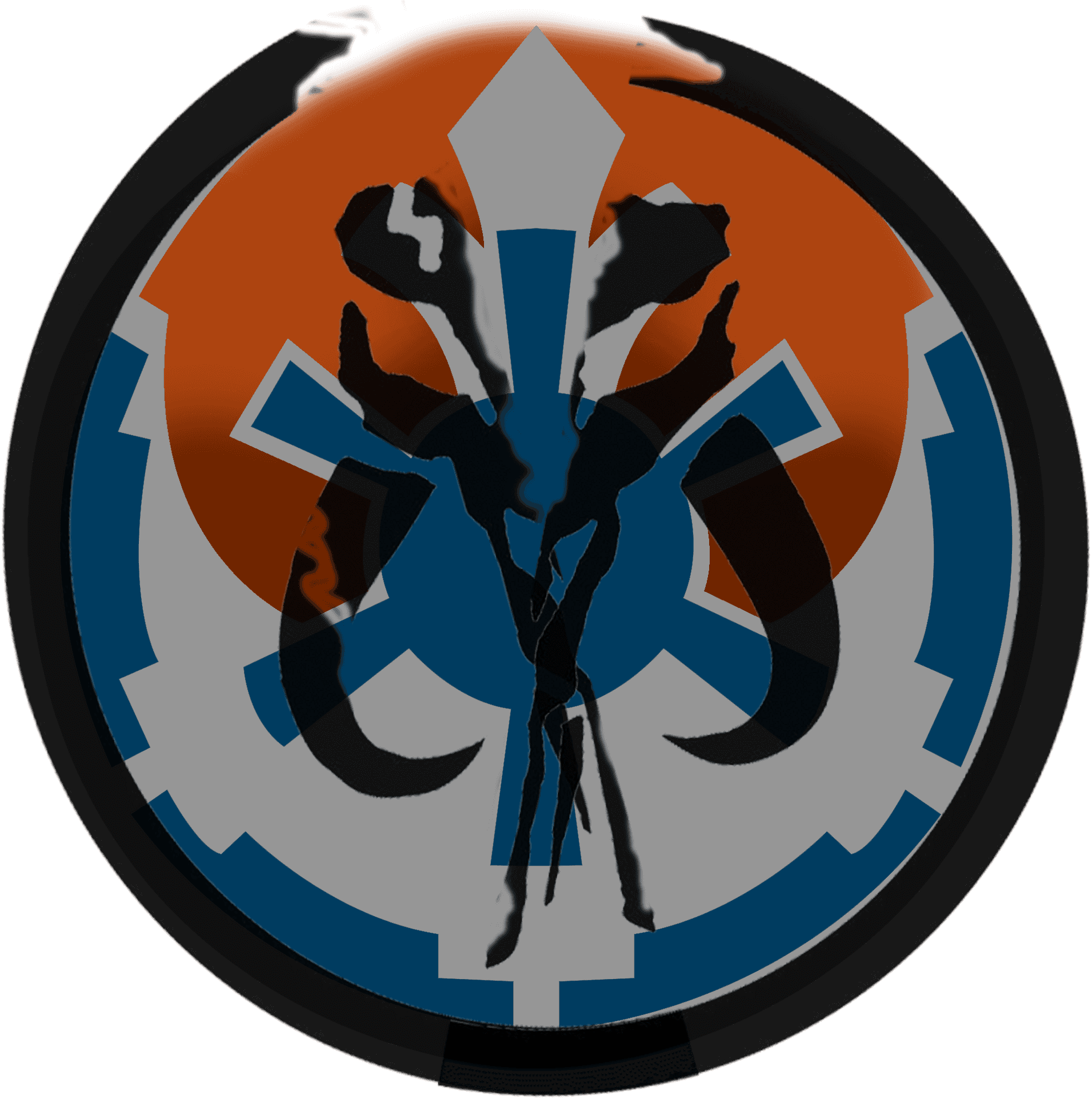 Mandalorian Mythosaur Symbol PNG Image