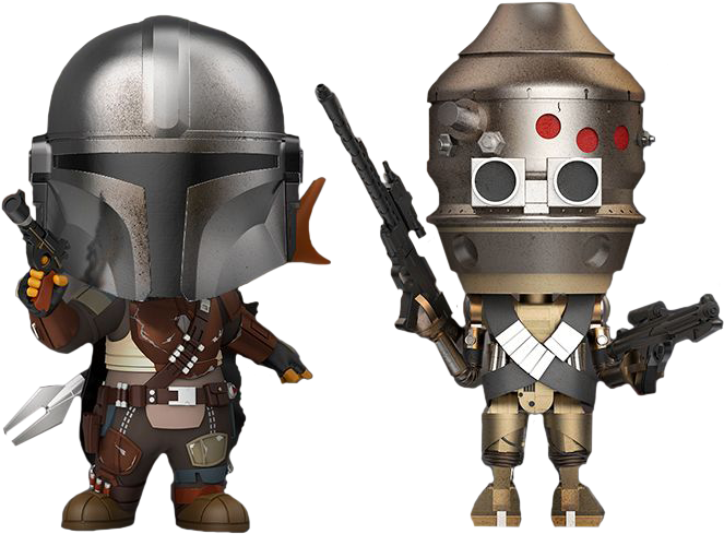 Mandalorianand I G11 Funko Pop Figures PNG Image