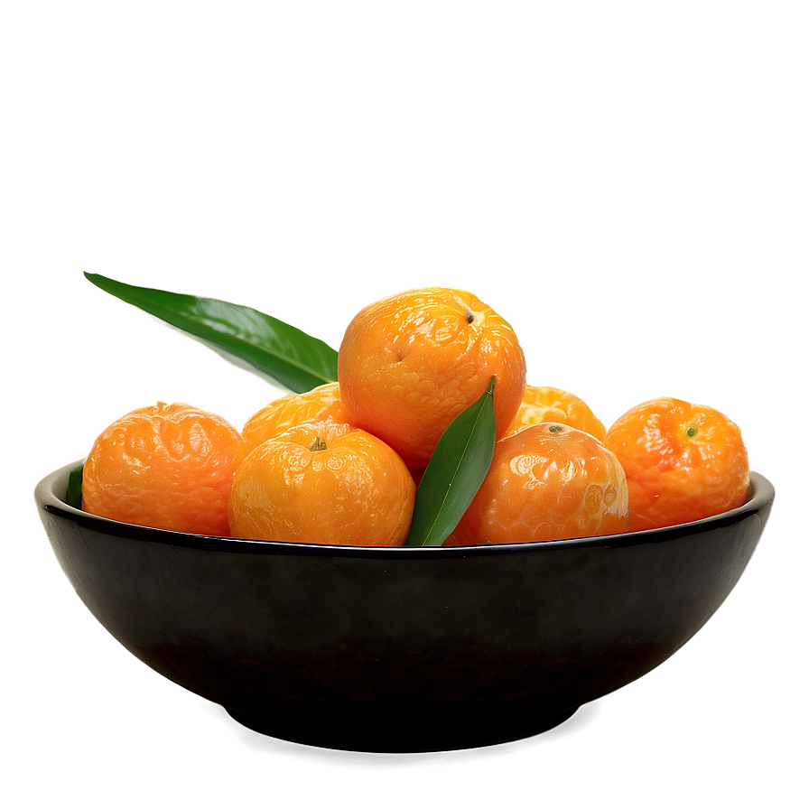 Mandarin In Bowl Png Sno11 PNG Image