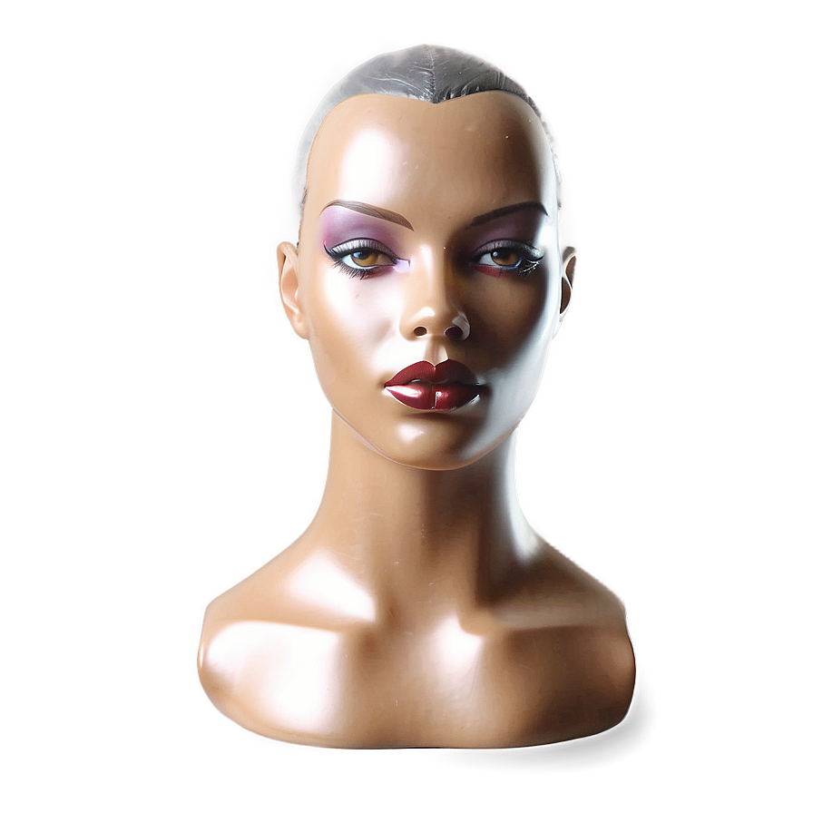 Mannequin Head With Facial Features Png Sld34 PNG Image