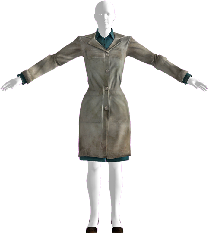 Mannequinin Lab Coat PNG Image