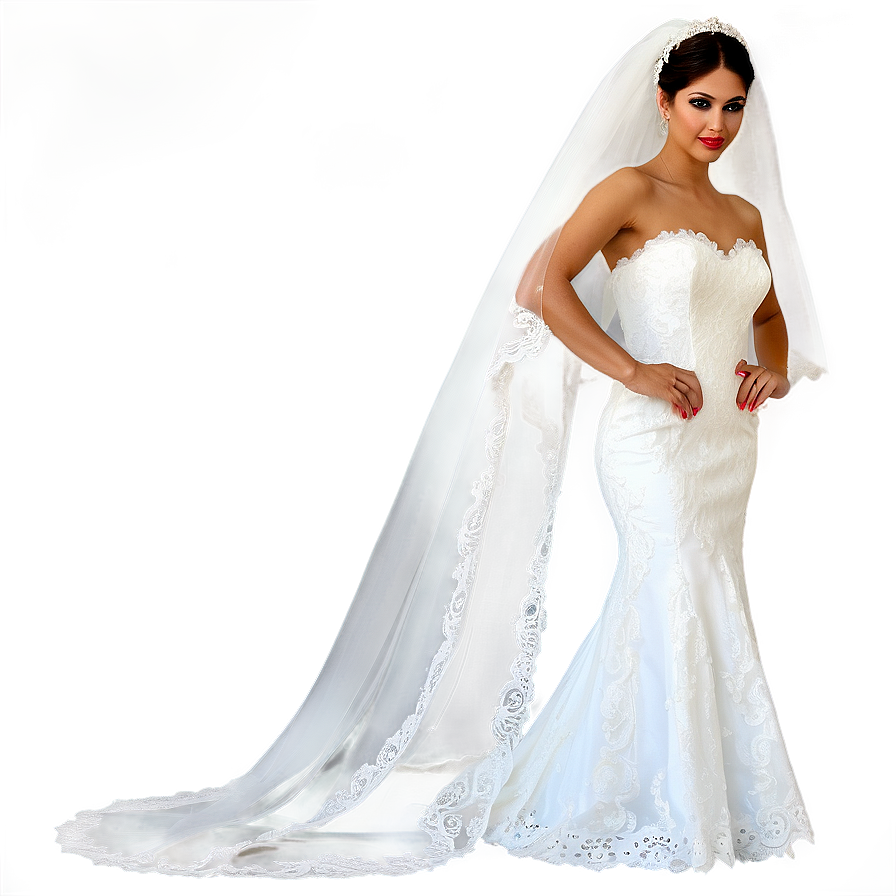 Mantilla Bridal Veil Png 06272024 PNG Image