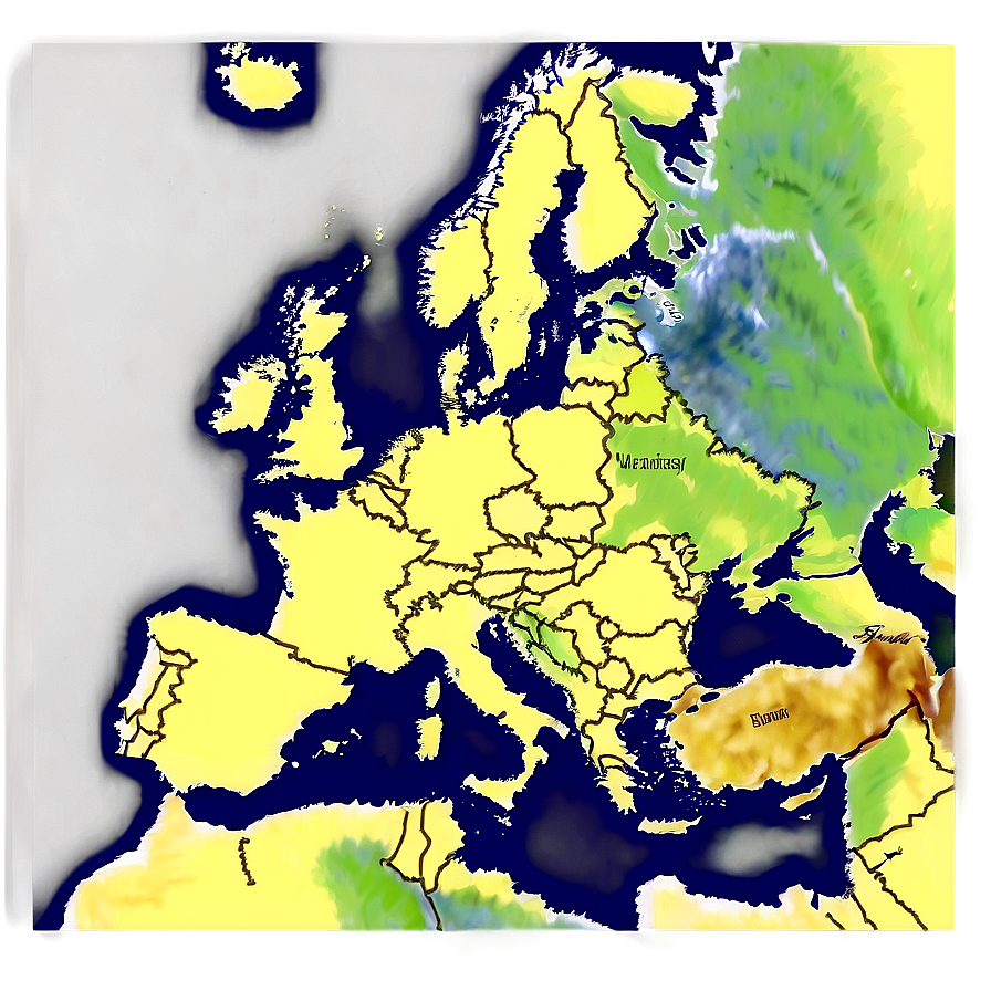 Map Of Europe Png Udt PNG Image