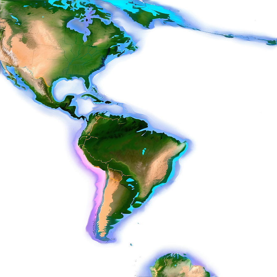 Map Of The Americas Png 29 PNG Image