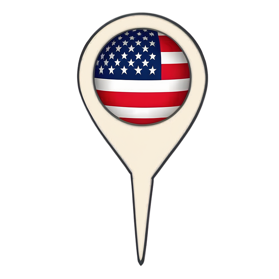 Map Pin With Flag Png 05252024 PNG Image