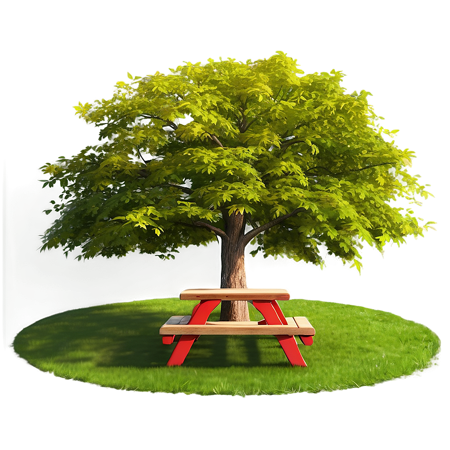 Maple Tree With Picnic Area Png Idx PNG Image