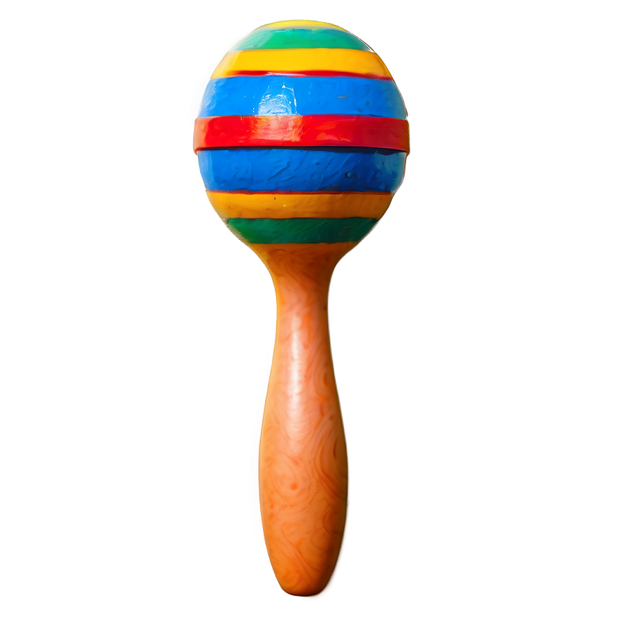 Maraca In Bold Colors Png 06122024 PNG Image