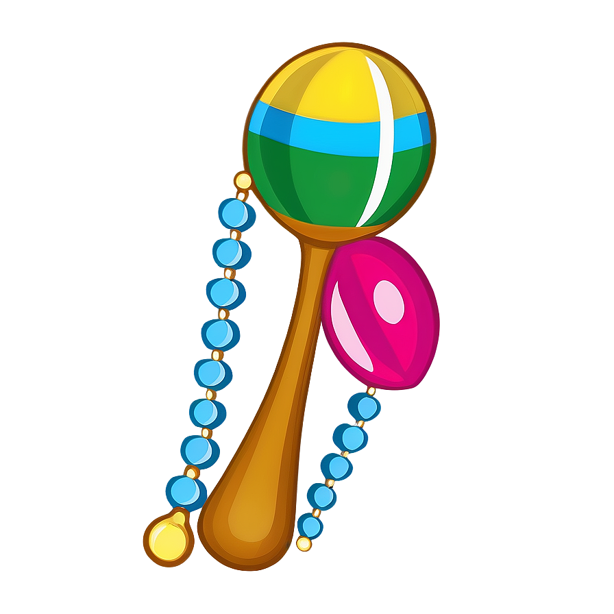 Maraca With Beads Png 06122024 PNG Image