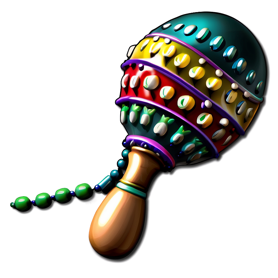 Maraca With Beads Png Fqn74 PNG Image