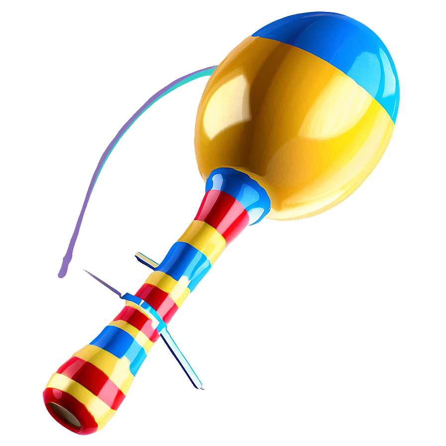 Maraca With Sound Waves Png 06122024 PNG Image