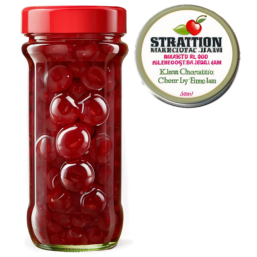 Maraschino Cherry Jam Png 06112024 PNG Image