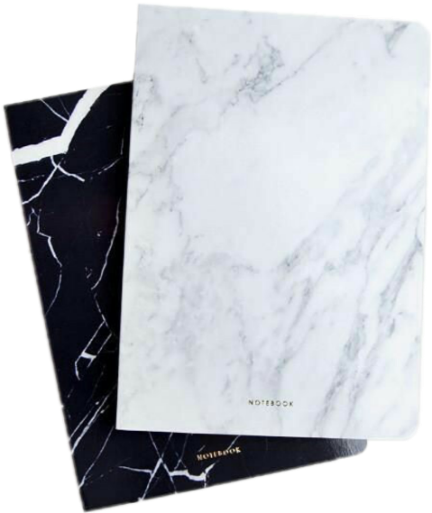 Marble Design Notebooks PNG Image