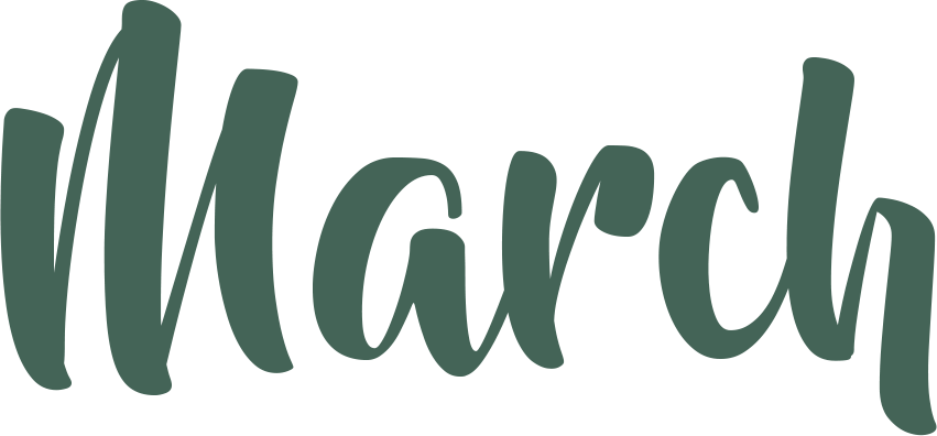 March Wordmark Logo PNG Image