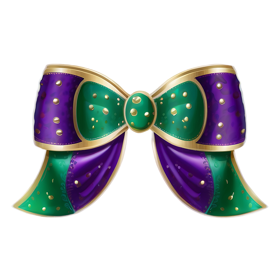 Mardi Gras Bow Png 05042024 PNG Image